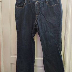 Blue jeans the hard material ,size 18 petite, by the Avenue